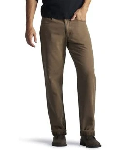 Men's Fleece and Flannel Lined Relaxed-Fit Straight-Leg Jeans 7 Men's Fleece and Flannel Lined Relaxed-Fit Straight-Leg Jeans -Lee Sales 61NgSh7dZrL. AC SR736920