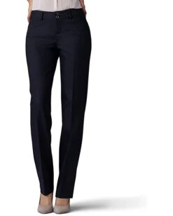 Lee Secretly Shapes Regular Fit Straight Leg Pants Mid-Rise