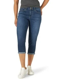 Lee Legendary Capris Regular Fit Mid-Rise | Jeans -Lee Sales 71MMGr3K9L. AC SR736920