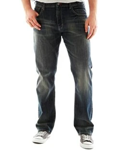 Lee Men's Big & Tall Modern Series Custom Fit Relaxed Straight Leg Jean | Jeans