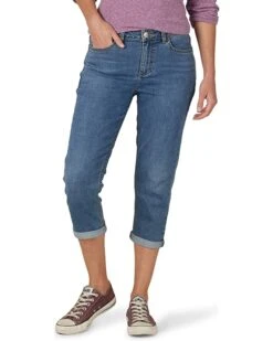 Lee Legendary Capris Regular Fit Mid-Rise | Jeans -Lee Sales 8104dLiHyML. AC SR736920