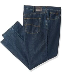 Lee Men's Big & Tall Big-Tall Fleece Lined Relaxed Fit Straight Leg Jean | Jeans