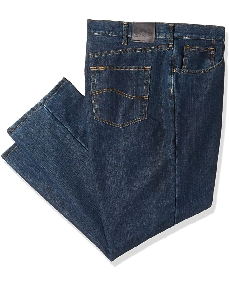 Lee Men's Big & Tall Big-Tall Fleece Lined Relaxed Fit Straight Leg Jean | Jeans 1 Lee Men's Big & Tall Big-Tall Fleece Lined Relaxed Fit Straight Leg Jean | Jeans